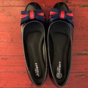 NEW Bow Ballerina Flats with Ribbon Detail